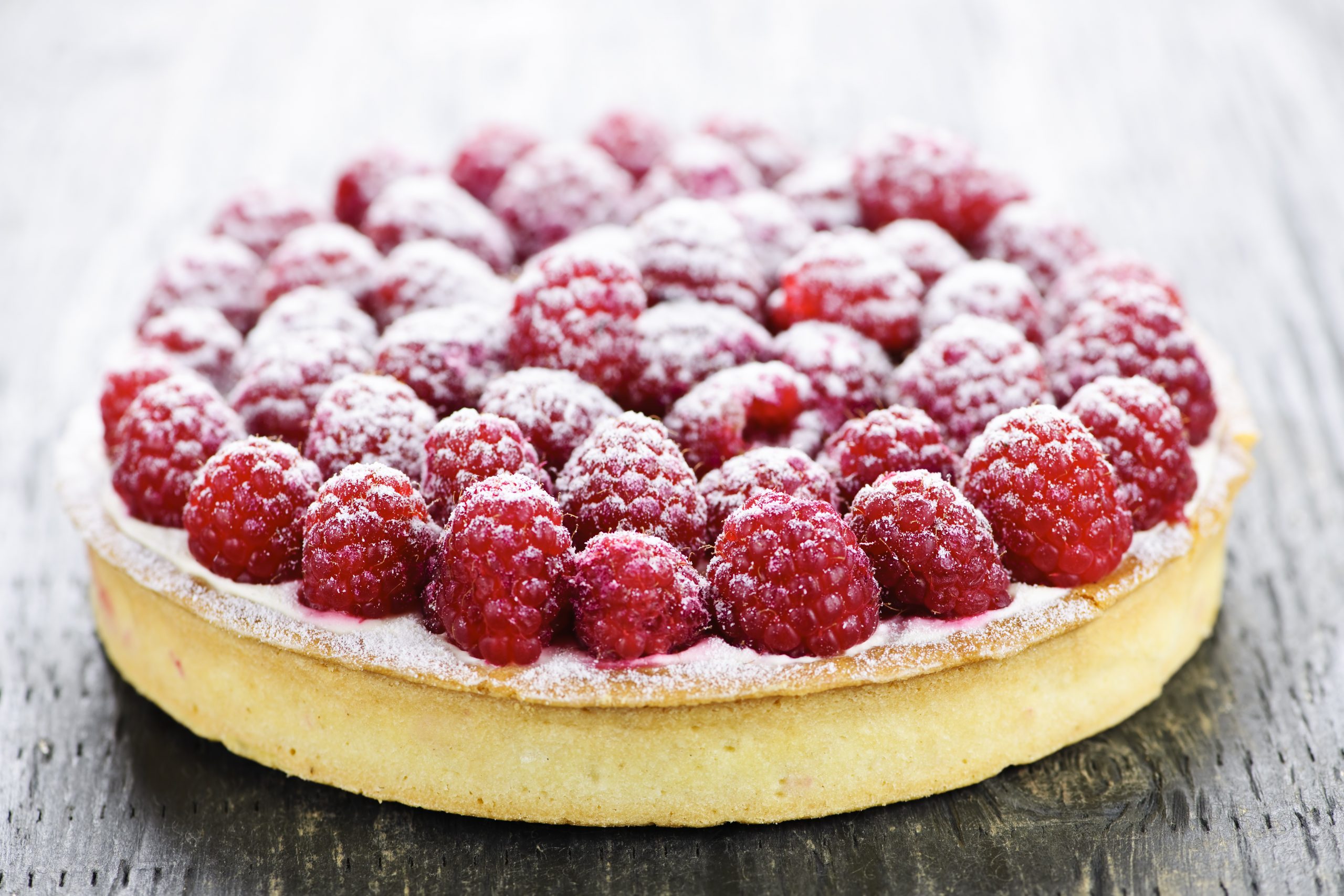 tarte aux framboises
